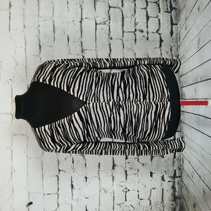Loft zebra print cardigan.